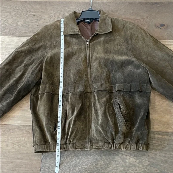 Ashworth Men’s Genuine Suede Leather Jacket Size XL